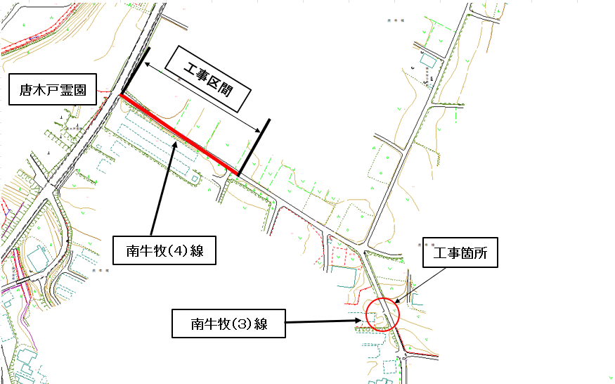 南牛牧(4)線位置図