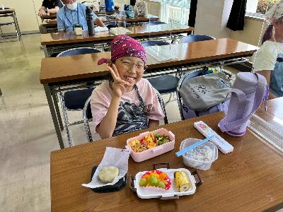 調理実習 美味しい弁当完成6