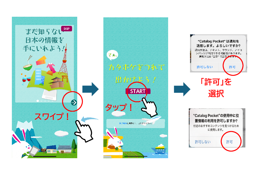カタログポケット操作説明