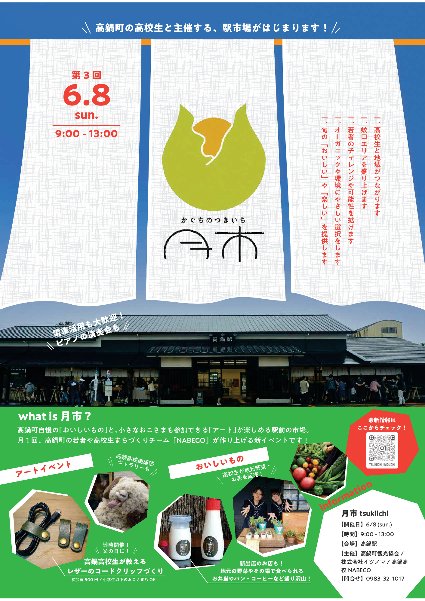 かぐちの月市チラシ
